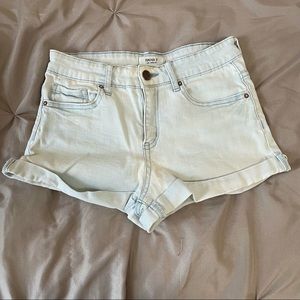 Light washed Forever 21 shorts